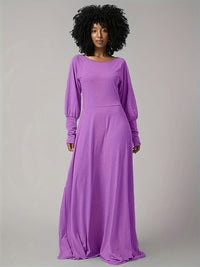Bishop Sleeve Maxi Dress