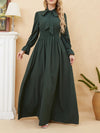 Solid Tied Maxi Dress