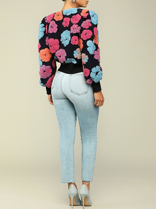 Floral Bomber Jacket