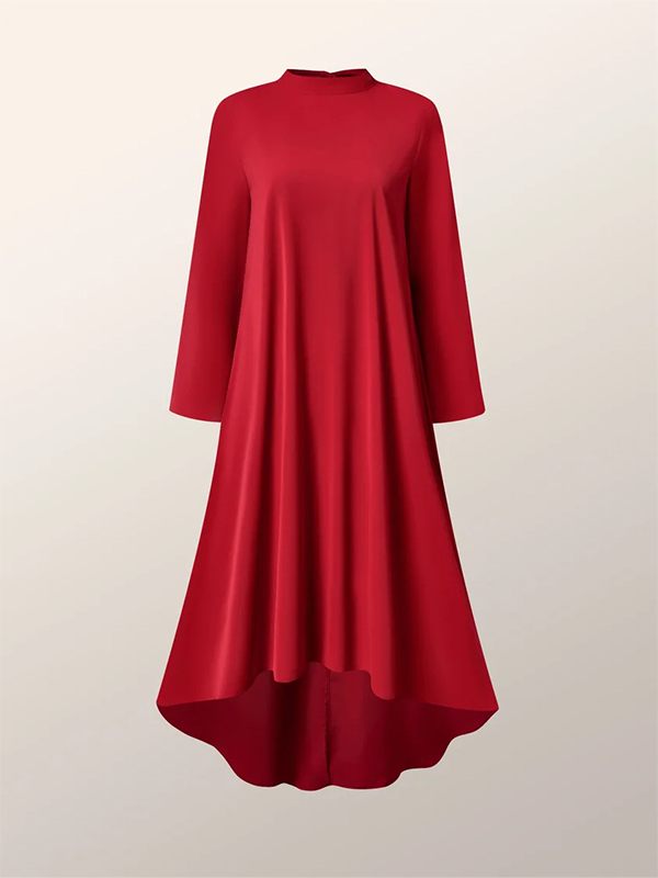 Solid Tied-Back Dress