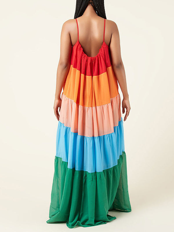 Colorblock Cami Dress