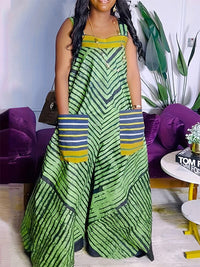 Printed Wide-Leg Jumpsuit