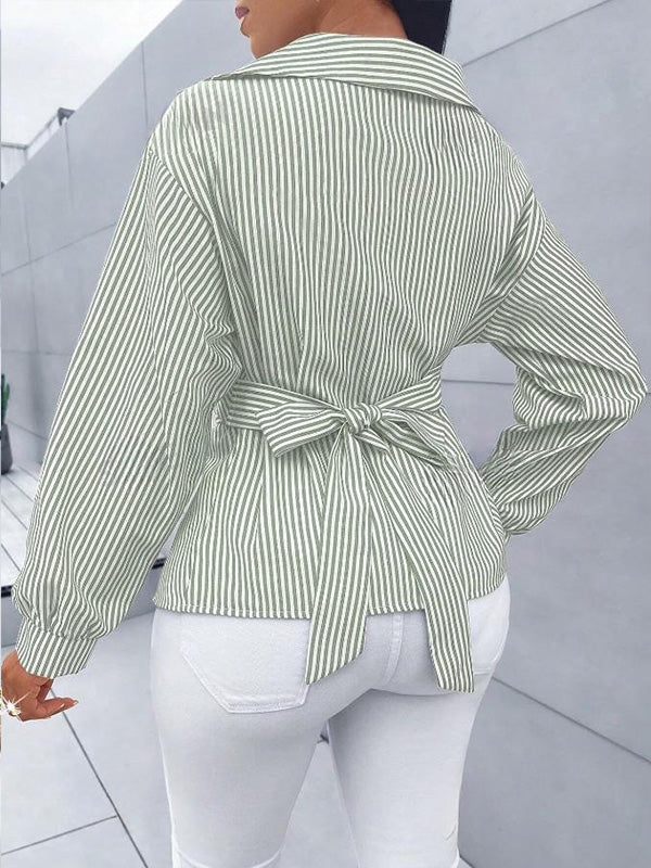 Stripe Tied Shirt