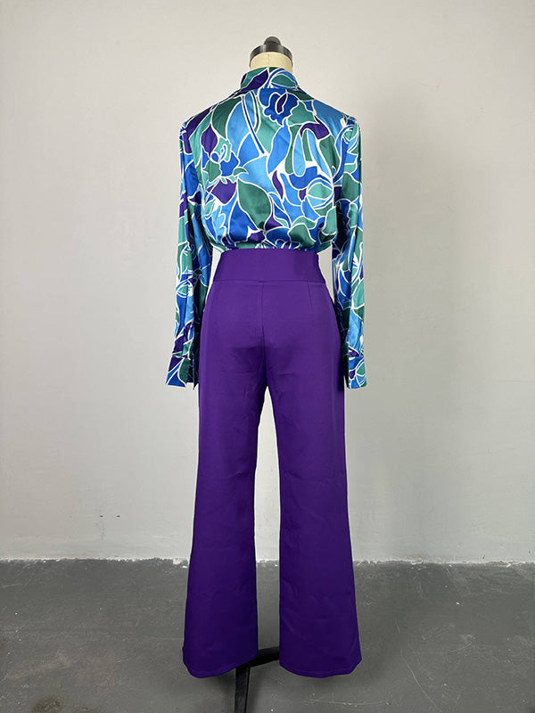 Printed Shirt & Pants Set