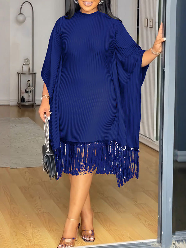 Fringe Combo Dress