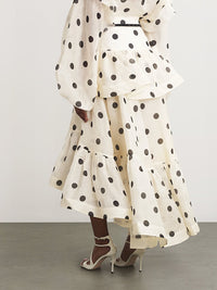 Dot Ruffle Skirt