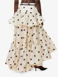 Dot Ruffle Skirt