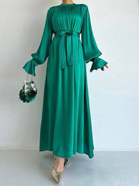 Satin Tied Dress