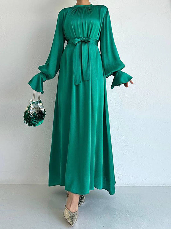 Satin Tied Dress