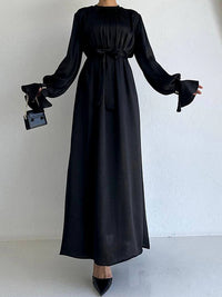 Satin Tied Dress