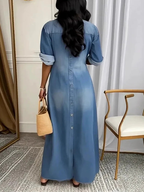 Denim Shirt Dress