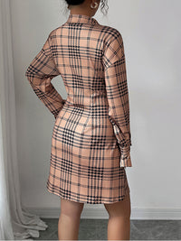 Plaid Shirt Dress