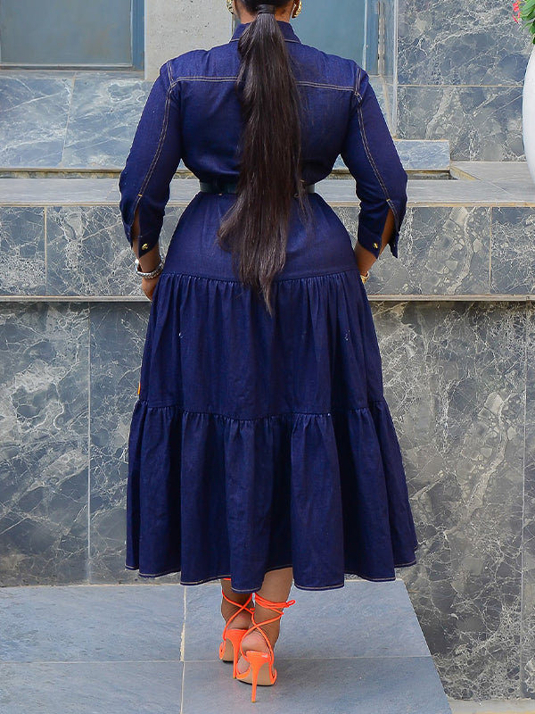 Denim Shirt Dress