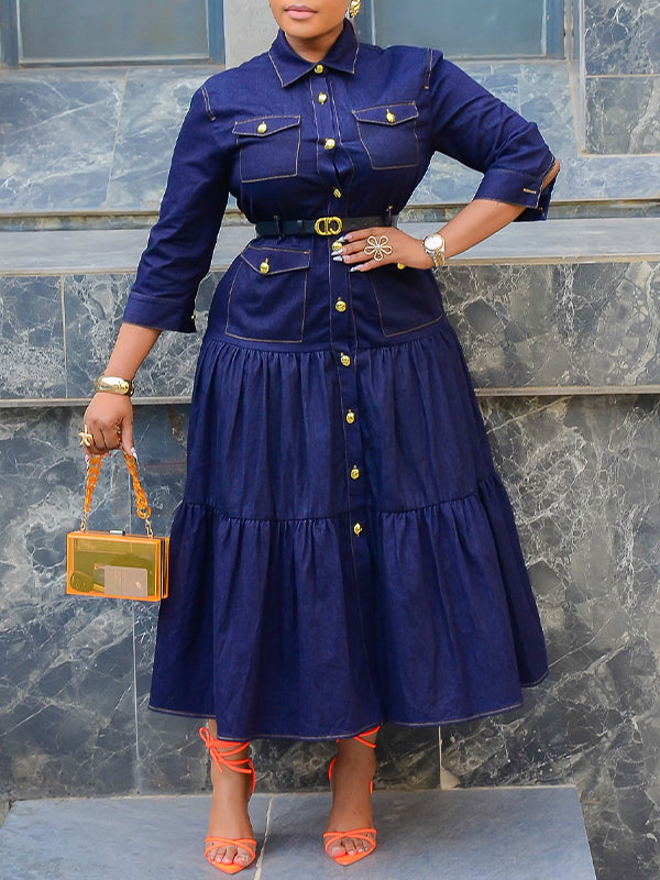 Denim Shirt Dress