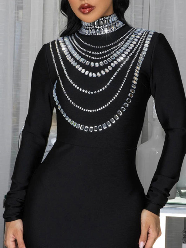 Studded Maxi Dress