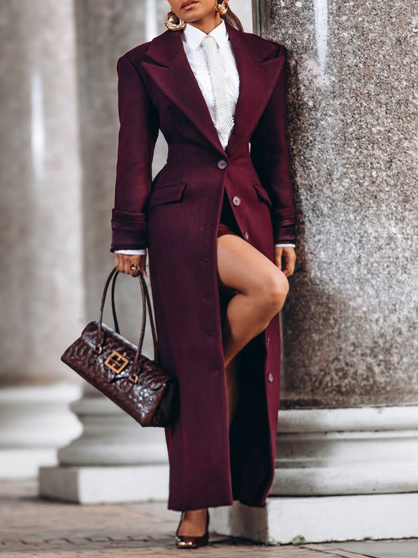 Button-Down Trench Coat