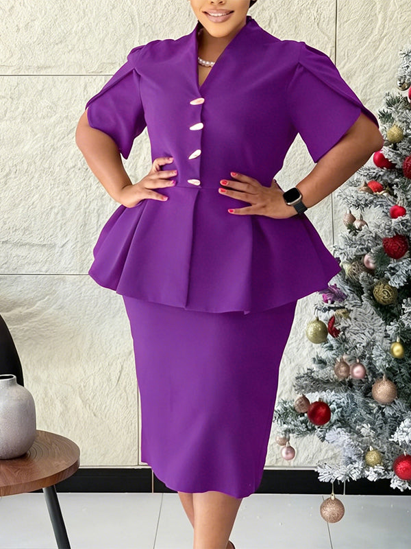 Peplum Bodycon Dress