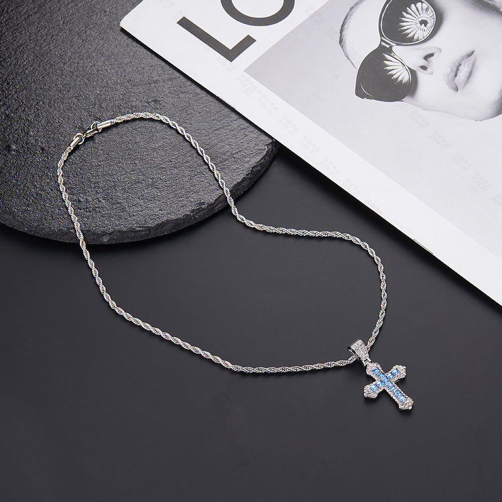 Color Cross Necklace