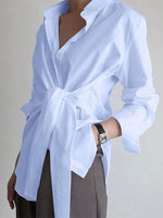 Solid Tied Shirt