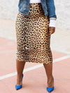 Beautiedoll Leopard Pencil Skirt