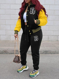 Beautiedoll Bomber Jacket & Jogger Pants Set