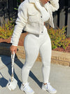 Solid Shearling Jacket