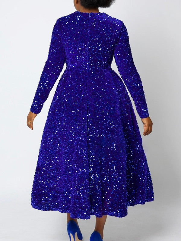 Beautiedoll Sequin Midi Dress