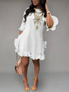 Beautiedoll Asymmetric Frilled Dress
