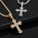 Jesus Cross CZ Necklace