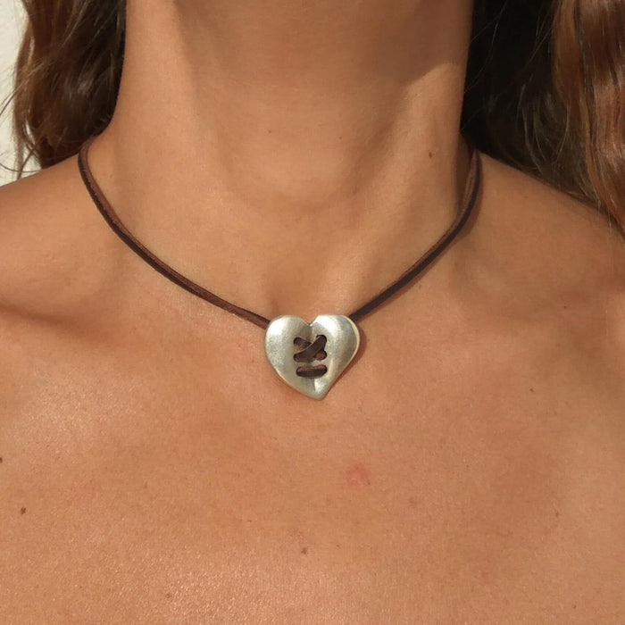 Heart Leather Necklace