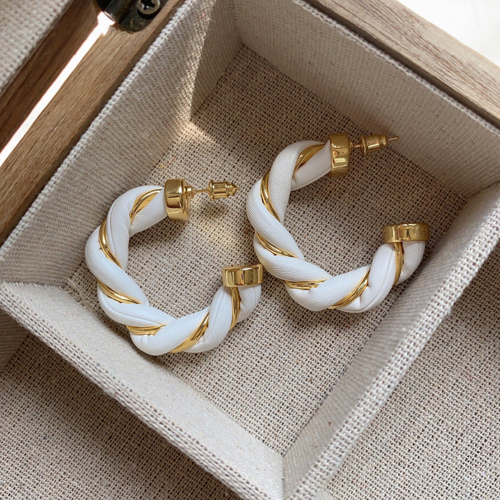 Twist Hoop Earrings