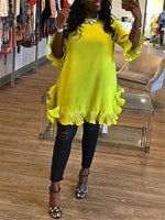 Beautiedoll Asymmetric Frilled Dress